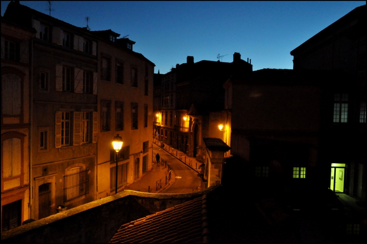 La rue des Fleurs au lever du jour - Toulouse