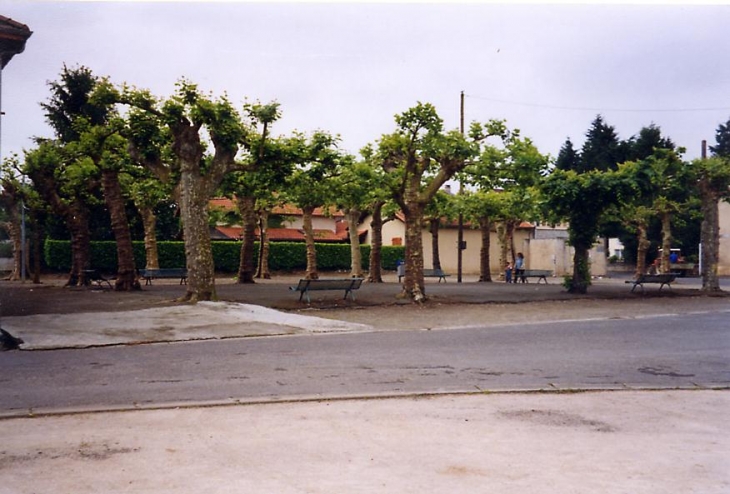 Place des Platanes - Orleix