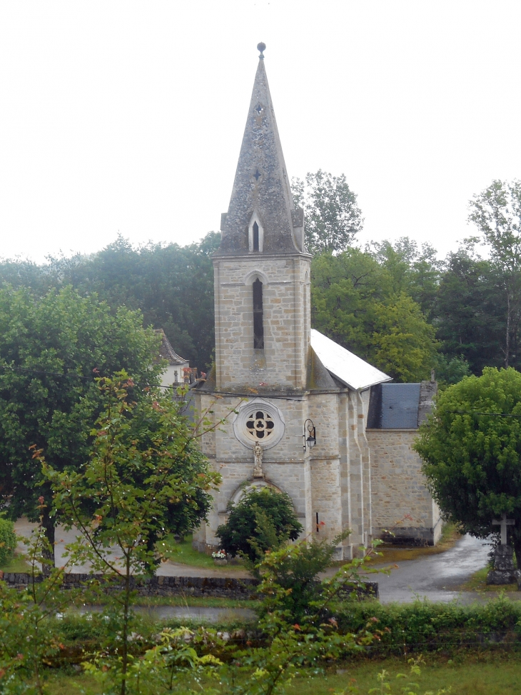 Vue sur l'église - Boussac