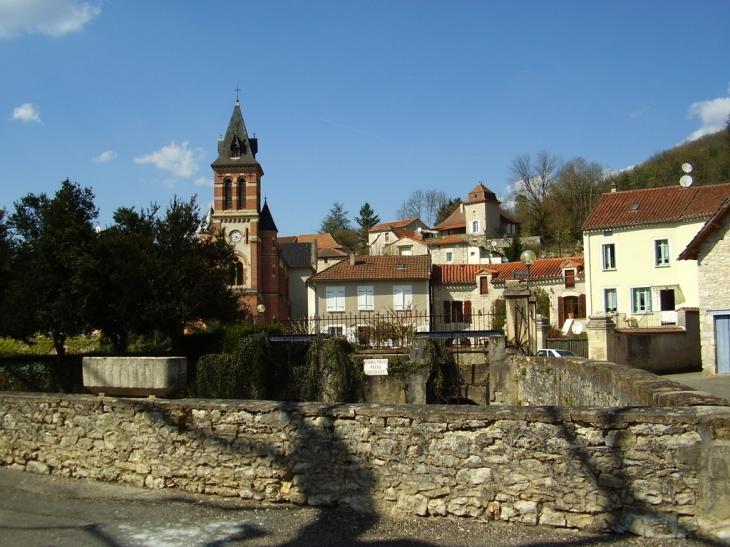 Vue générale du village - Calamane