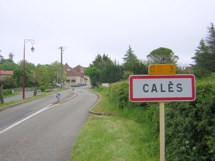 Arrivée par l'ouest (Payrac) - Calès