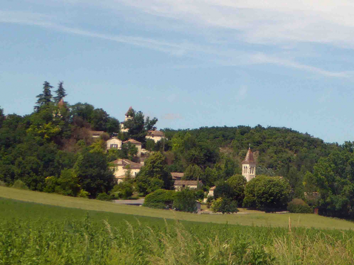 Vue sur Pechpeyroux - Cézac