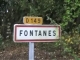 Photo suivante de Fontanes entrée du village