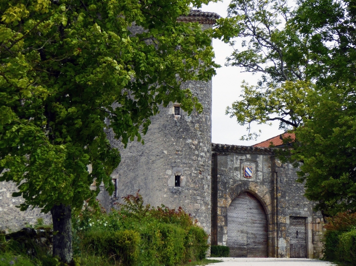 L'entrée du château - Labastide-Marnhac