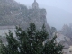 il neige sur Laroque-des-Arcs