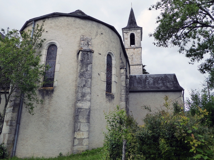 Le chevet de l'église - Saint-Chels