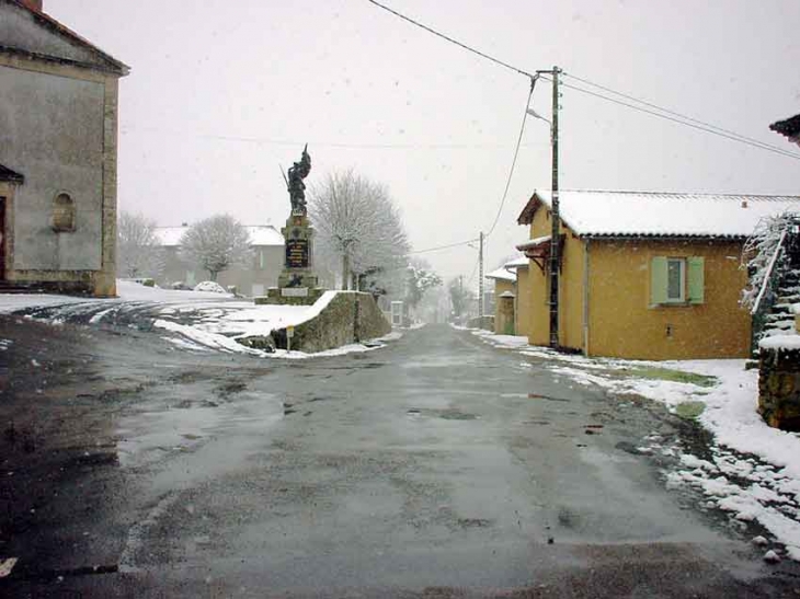 23 janvier 2007, la neige est arrivée - Saint-Cirgues