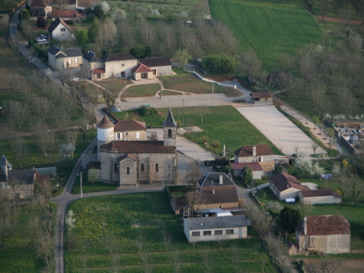 Vue aérienne - Saint-Michel-Loubéjou