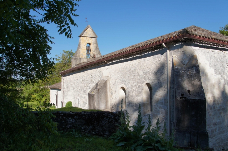L'église de Saint Jean d'Olmières du XIIIe siècle. - Belvèze