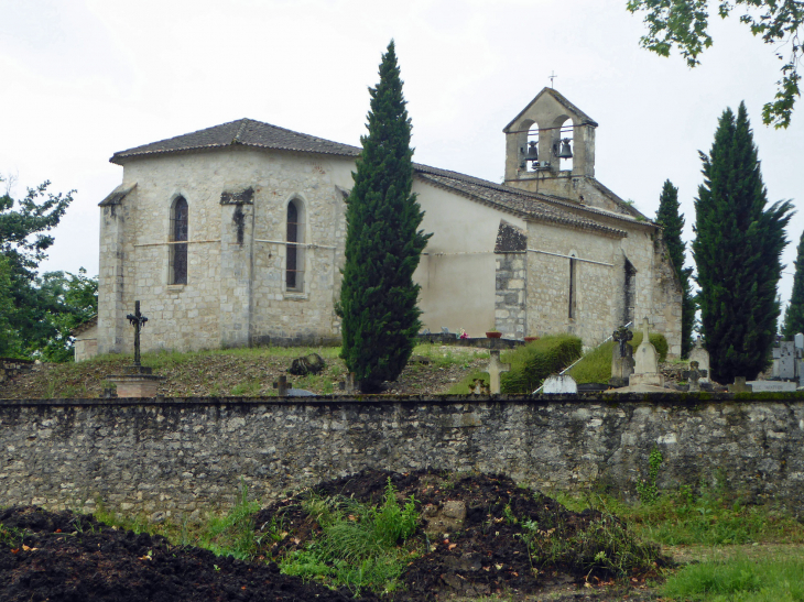 L'église de Cazillac - Cazes-Mondenard