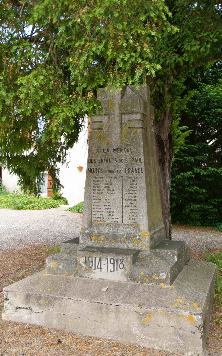 Le Monument aux Morts - Durfort-Lacapelette
