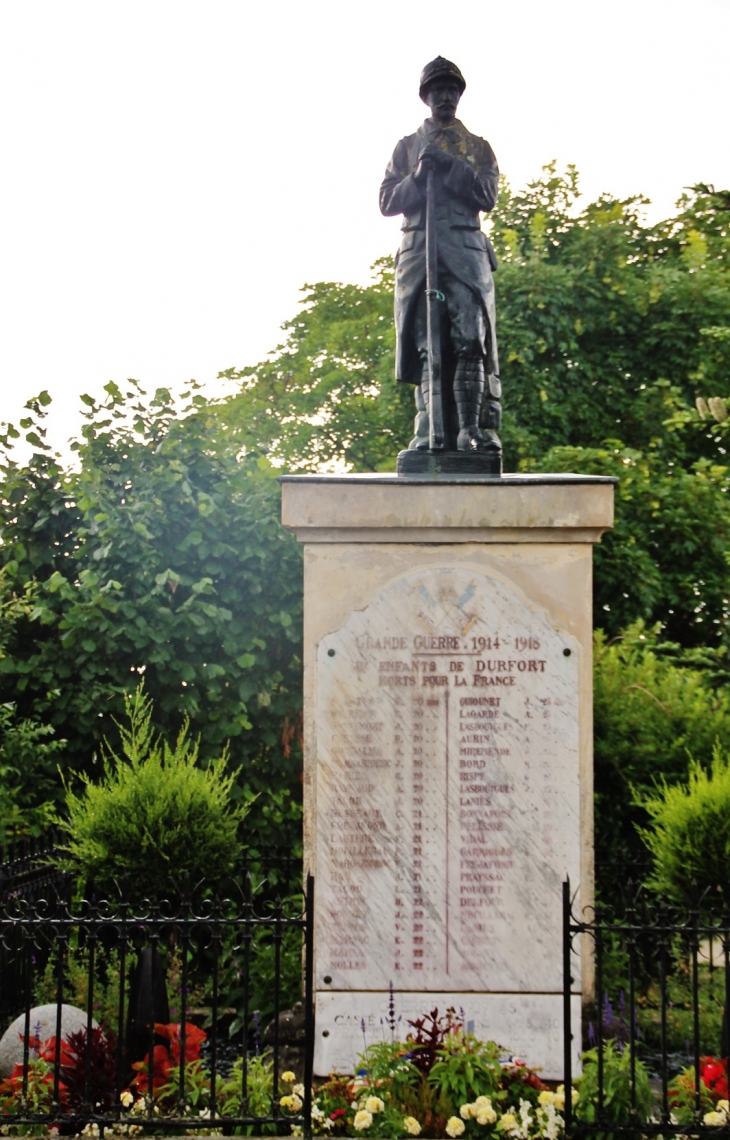 Monument-aux-Morts - Durfort-Lacapelette