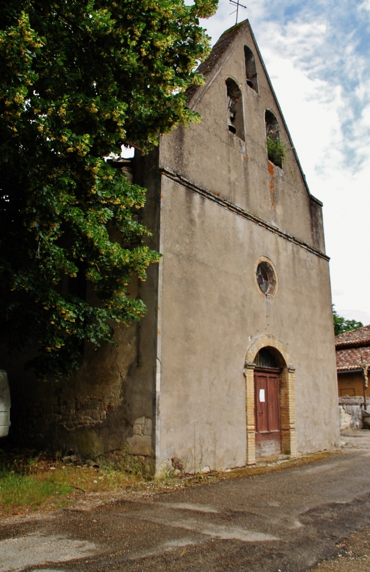    église Saint-Hilaire - Durfort-Lacapelette