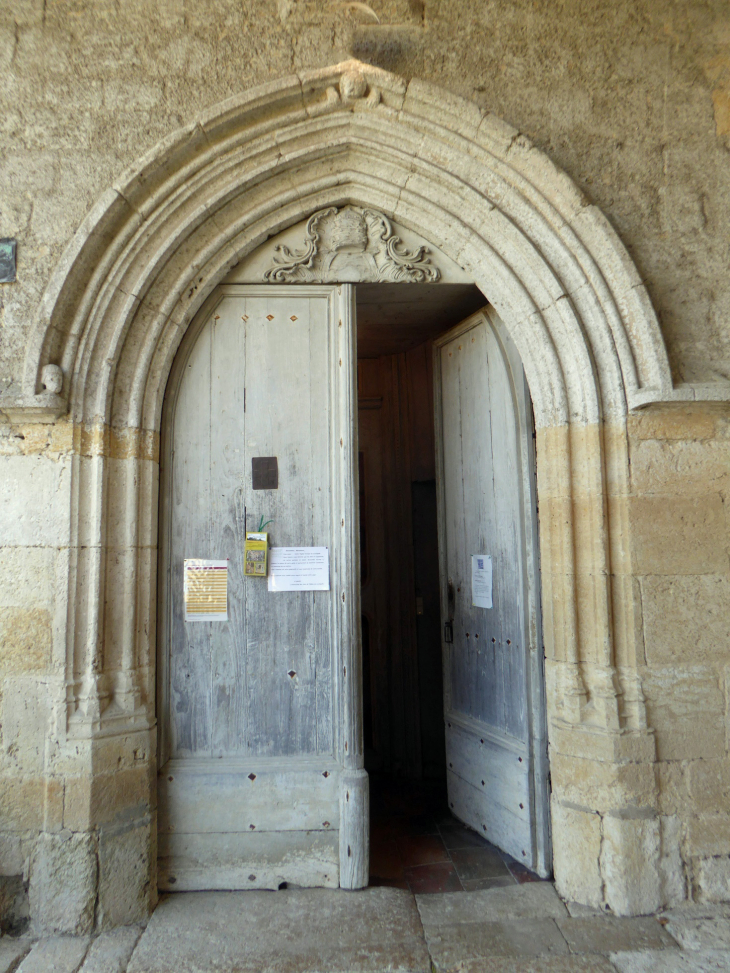 L'église baroque : la porte - Lachapelle