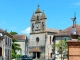 Entrée du village de Lunel, juin 2013. L'église Saint-Nazaire.