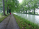 le chemin de Saint Jacques long du canal latéral de la Garonne