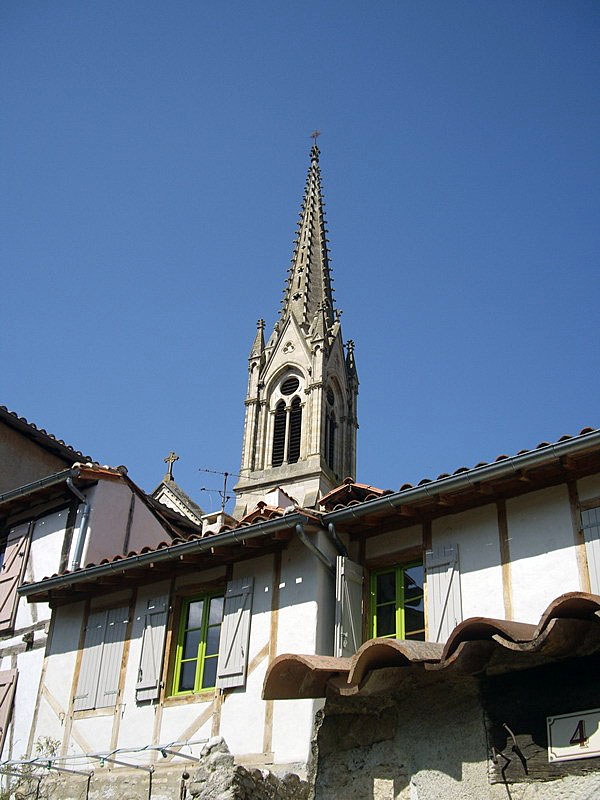 Vue sur le clocher - Saint-Antonin-Noble-Val