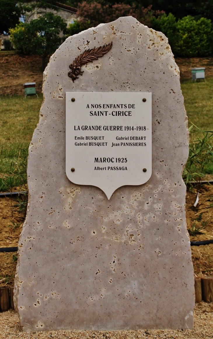 Monument-aux-Morts - Saint-Cirice