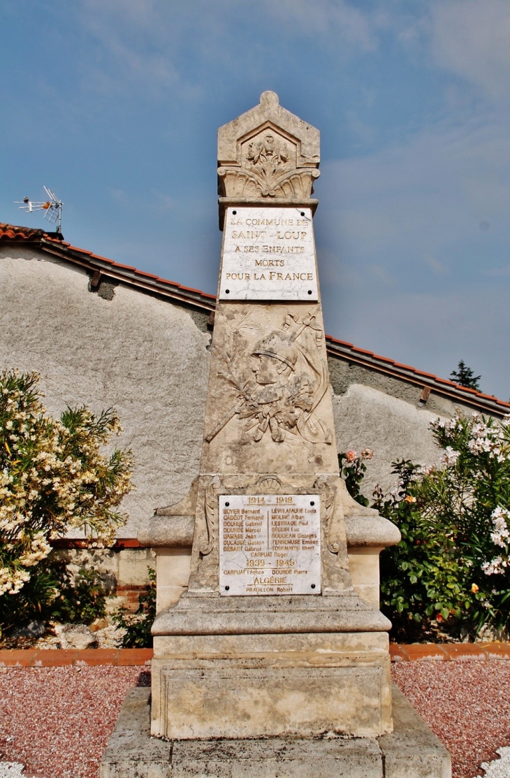 Monument-aux-Morts - Saint-Loup