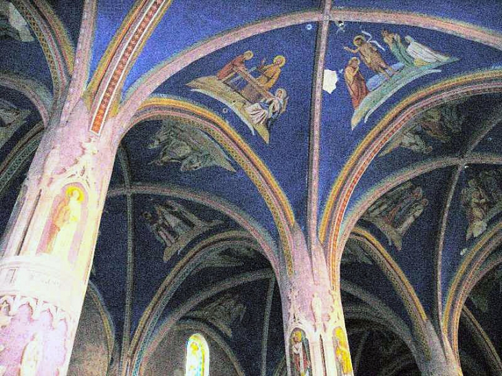 Le plafond de l'église - Verdun-sur-Garonne