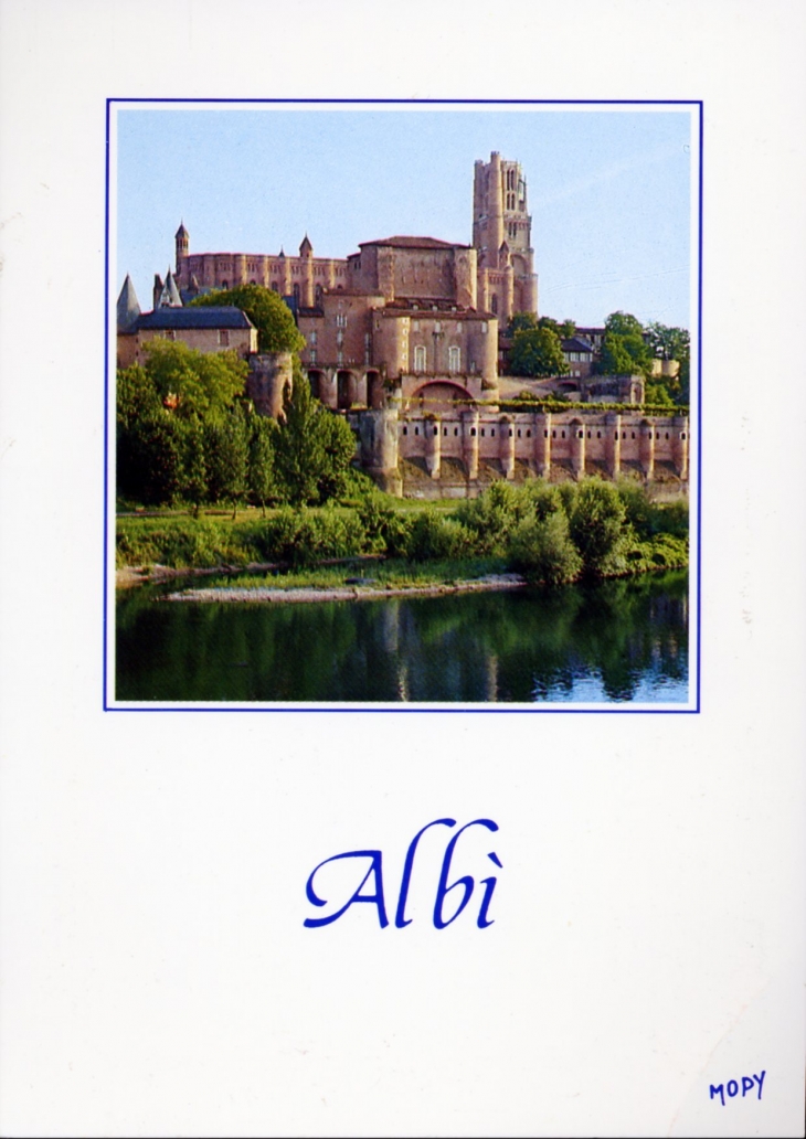 La Basilique Sainte Cécile. (carte postale). - Albi