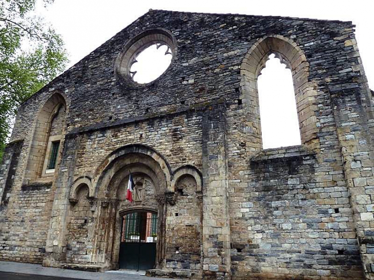 L'ancienne église abbatiale - Burlats