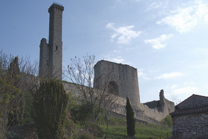 Les ruines du château - Castelnau-de-Lévis