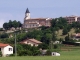 L'église St-Blaise et le bas du village.