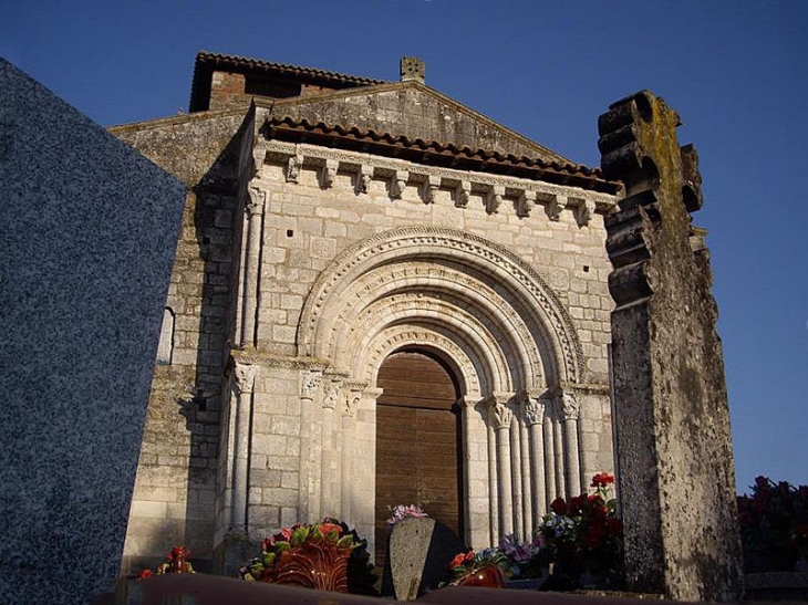 Le portail de l'église Saint Michel - Lescure-d'Albigeois