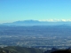 La plaine, les Corbières et les Pyrénées (Mont Canigou) vus du pic de Nore au-dessus de Mazamet