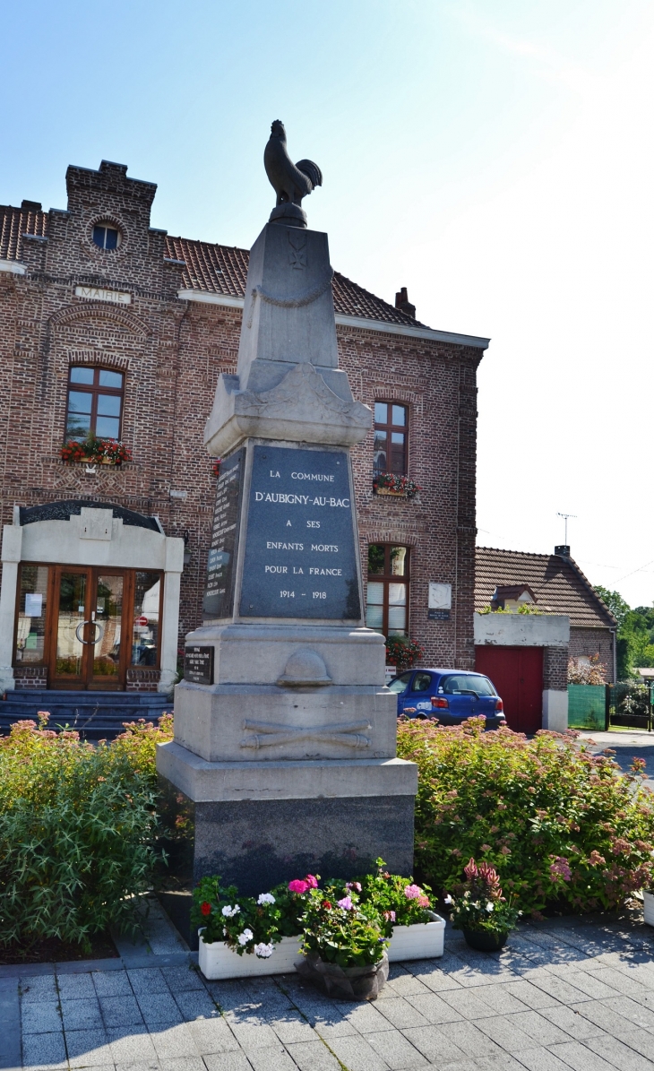 Monument aux Morts - Aubigny-au-Bac