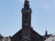 Bavay (59570) Église Saint-Nicolas de Louvignies (au fond l'église de l'Assomption de Bavay)
