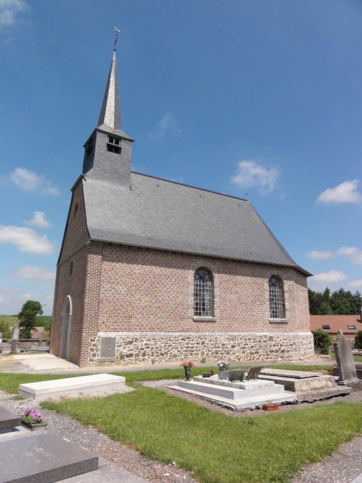 Bersillies (59600) église Saint-Aldegonde (1554)