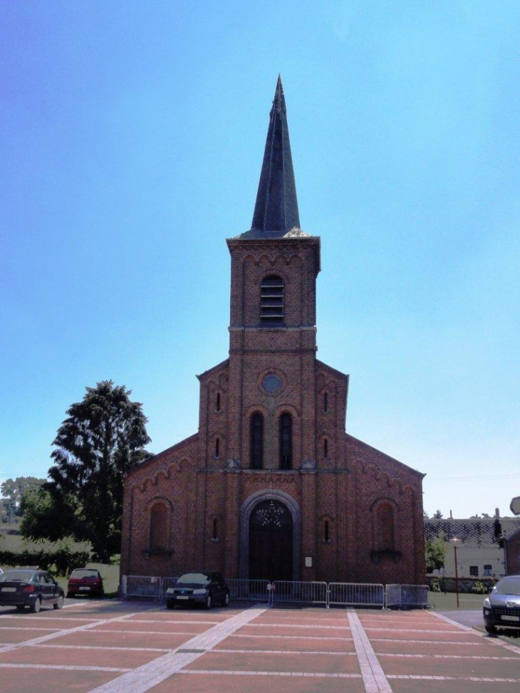 Beugnies (59216) église St.Martin (1879) 