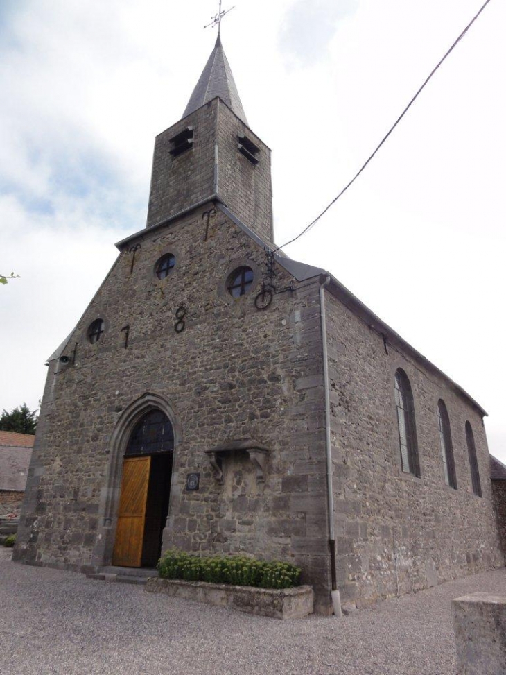 Cerfontaine (59680) église Saint Pierre, extérieur