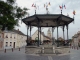 le kiosque à musique et l'église