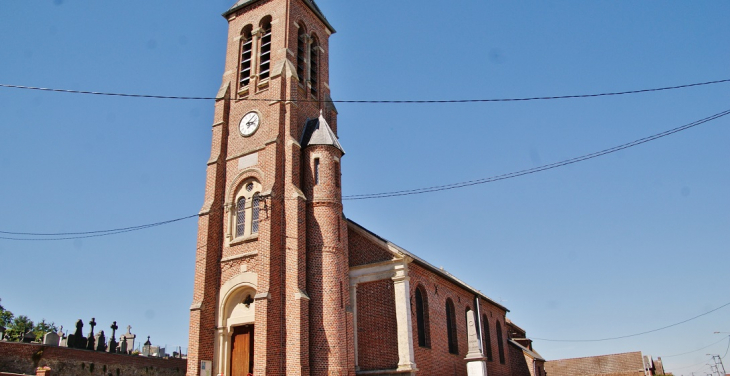 <<église Sainte-Aldegonde - Erchin