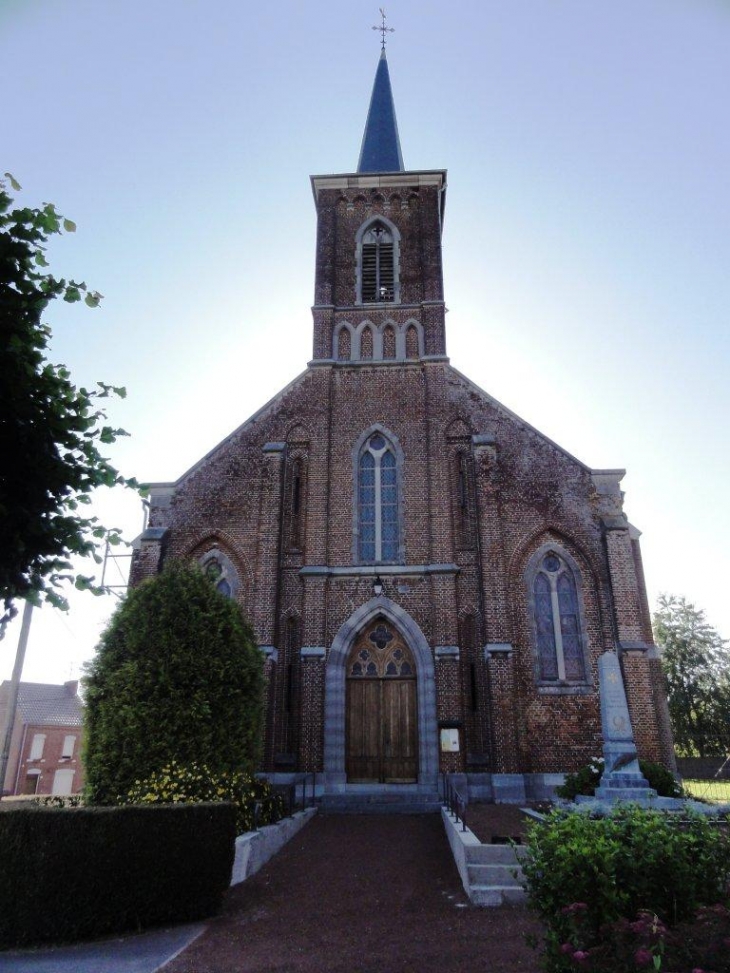 Hargnies (59138) église Saint Pierre (1866)
