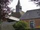 Photo suivante de Moustier-en-Fagne le clocher vu de la cour du prieuré