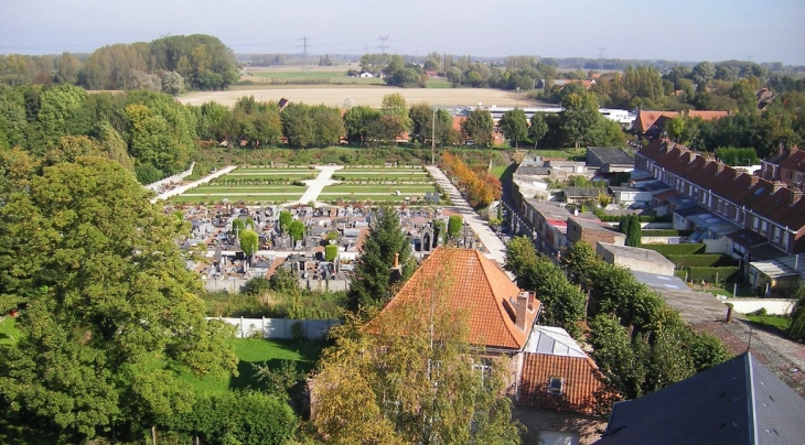 Le cimetière - Pont-à-Marcq