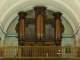 l'orgue de l'église.