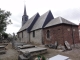 Recquignies (59245) église de de Roc, coté cimetière