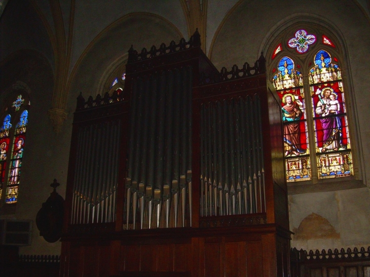 L'orgue de l'église. - Templeuve