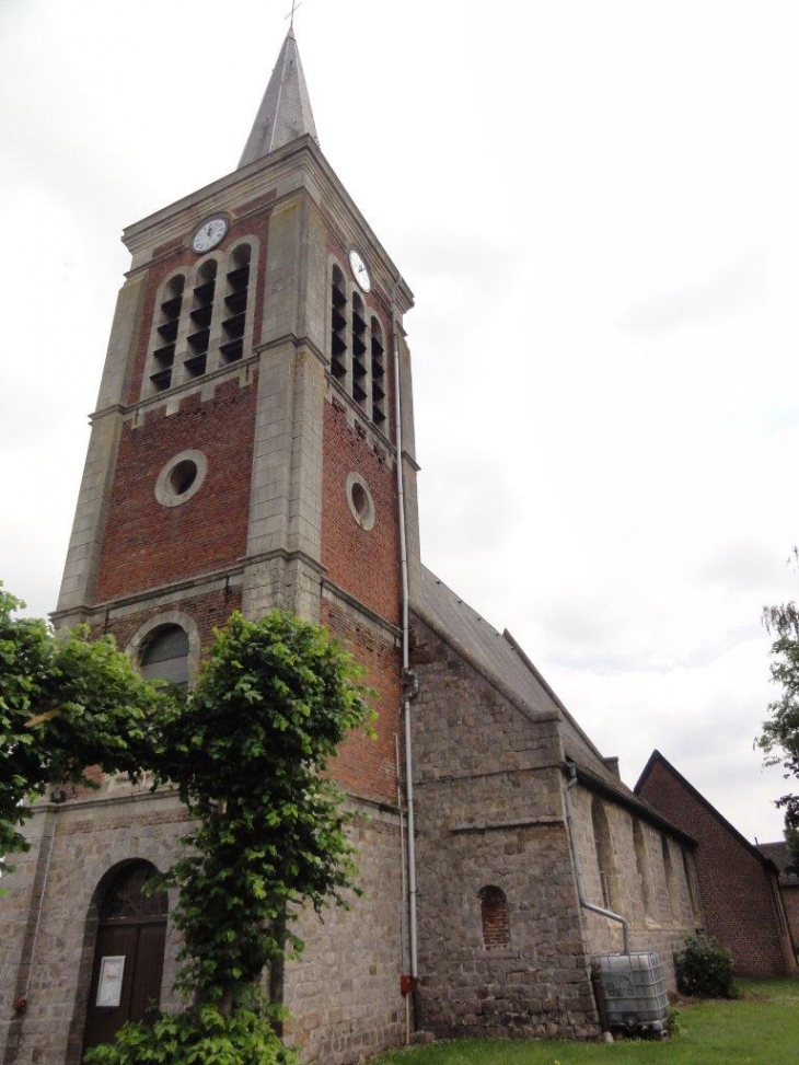 Verchain-Maugré (59227) église Saint Pierre