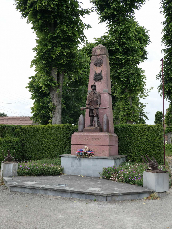 Le monument aux morts - Villers-au-Tertre