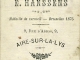 Photo suivante de Aire-sur-la-Lys Carte Publicitaire de 1889