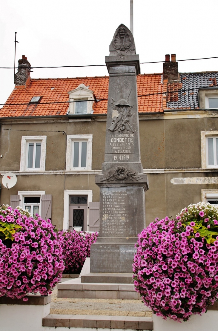 Monument-aux-Morts - Condette