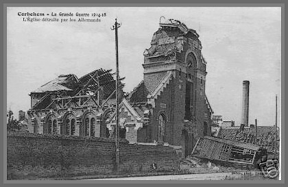 Eglise détruite (guerre 14-18) - Corbehem