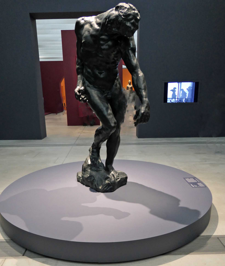 LOUVRE exposition Soleils Noirs  : Rodin:  Grande ombre - Lens