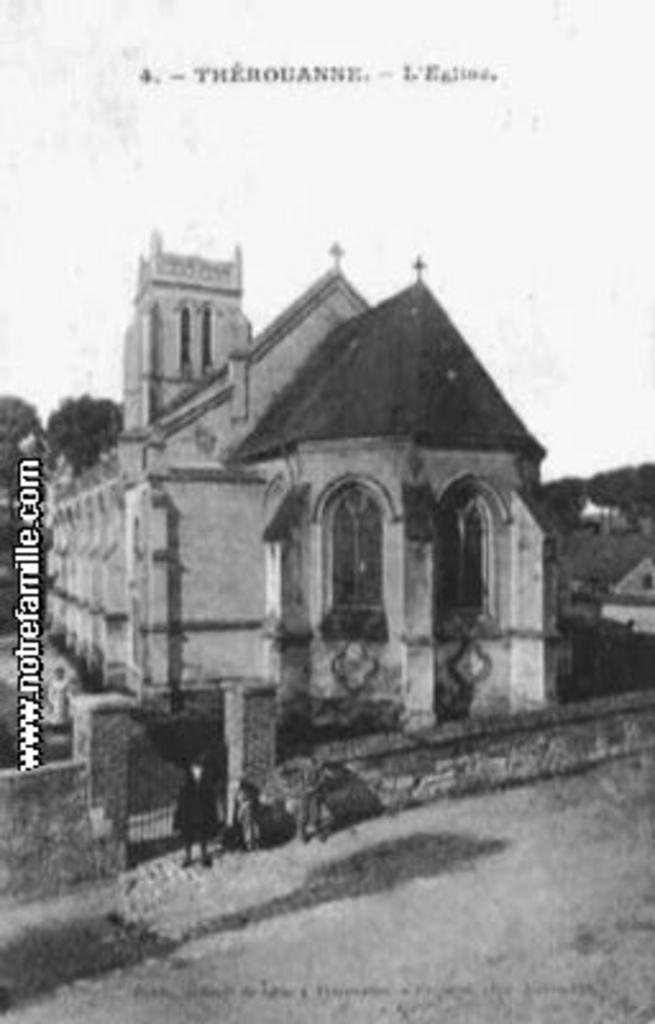 Eglise Therouanne années 80 - Thérouanne